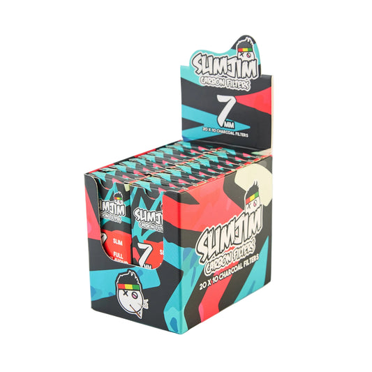 Slimjim - Aztec Carbon Filters (7MM) (Box of 20) | Slimjim Europe