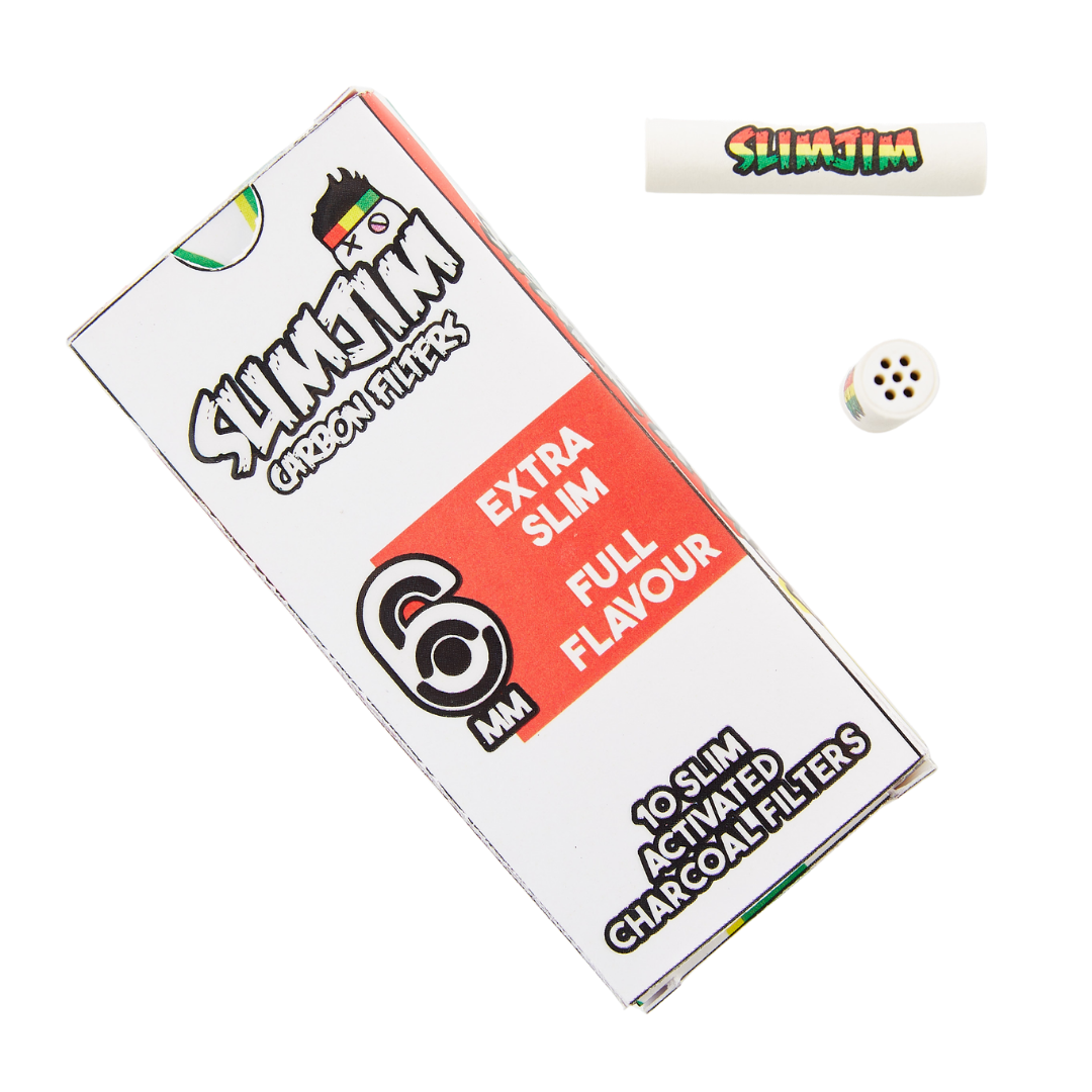 Buy Slimjim - Classic Carbon Filters (6MM) (Box of 20) | Slimjim Europe