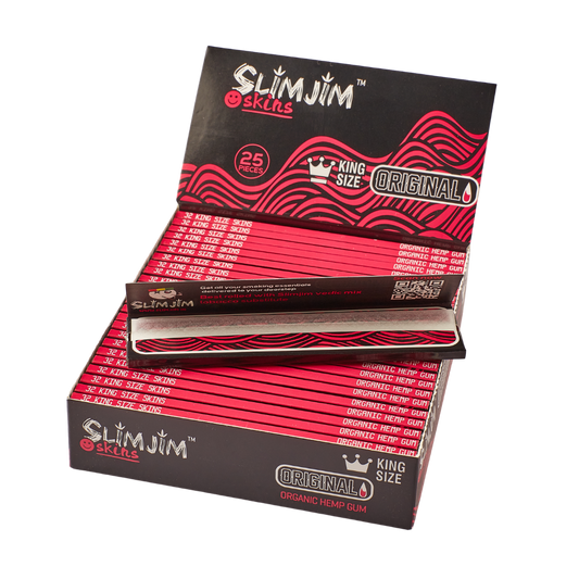 Slimjim - Original King Size Skins – Box of 25 Packs King Size SLIMJIM