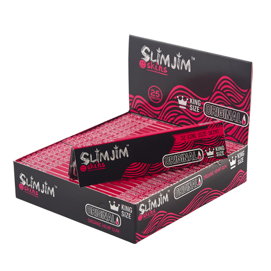 Slimjim - Original King Size Skins – Box of 25 Packs King Size SLIMJIM