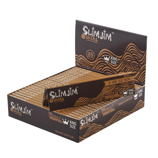 Slimjim - Natural King Size Skins Box of 25 King Size SLIMJIM