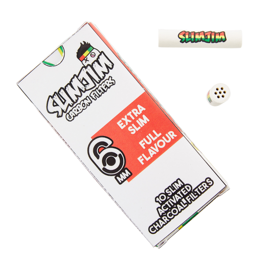 Slimjim - Classic Carbon Filters (6MM) (Box of 20)