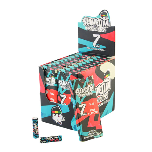 Buy Slimjim - Aztec Carbon Filters (7MM) (Pack of 10) | Slimjim Europe