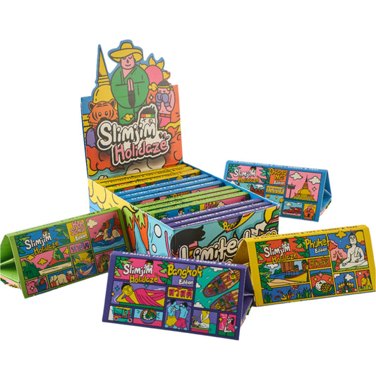 Holidaze (Thai) King Size Papers + Tips & Grinder + Tray Pack (Box of 16)