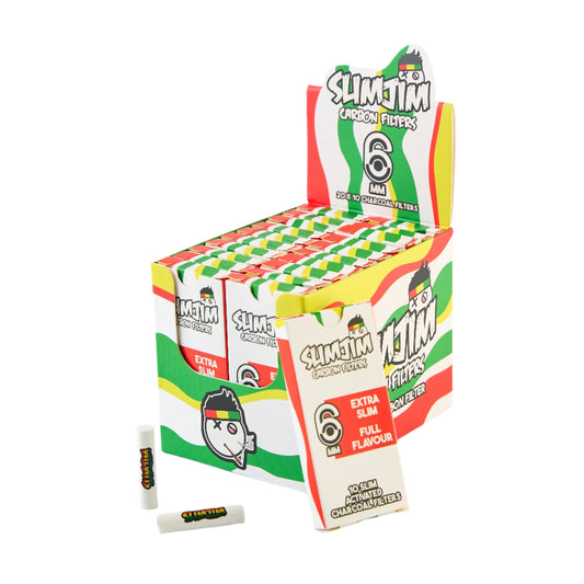 Buy Slimjim - Classic Carbon Filters (6MM) (Box of 20) | Buy Active Carbon Filters In Europe Online | Slimjim Europe 
