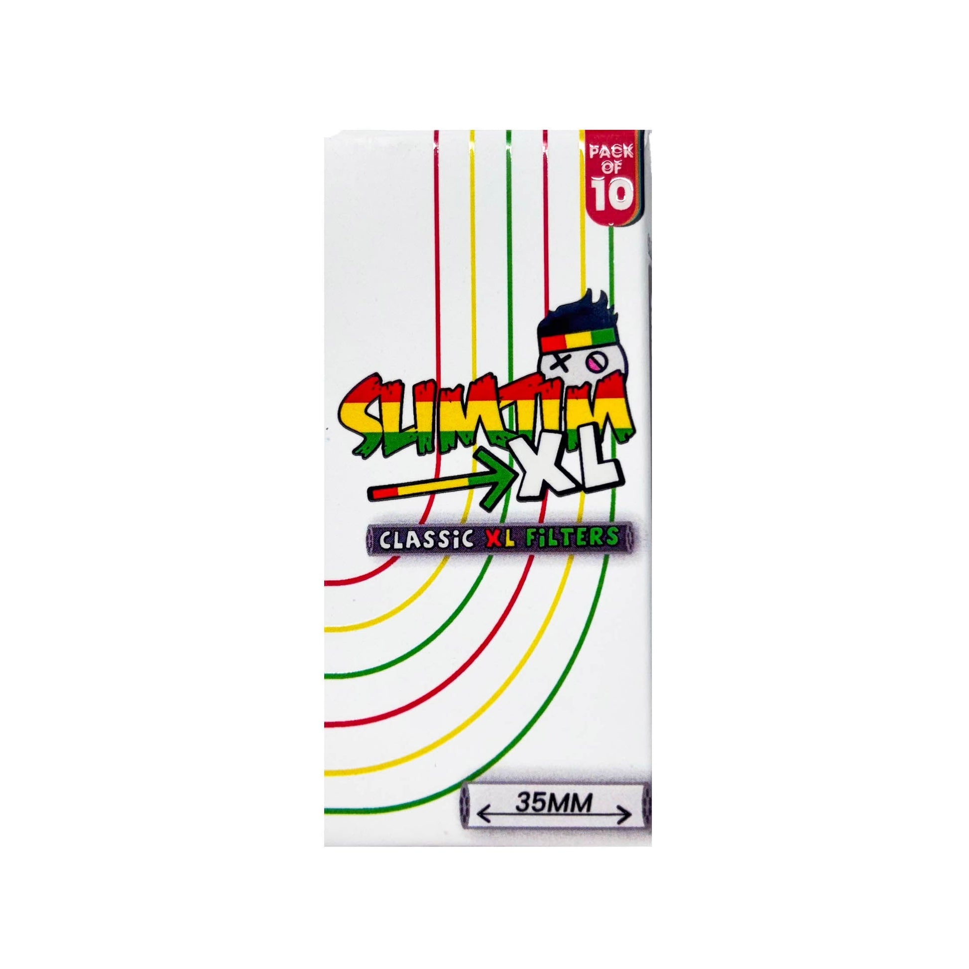Buy Slimjim - Classic XL Carbon Filters (6mm x 35mm) (Box of 20) | Slimjim Europe 
