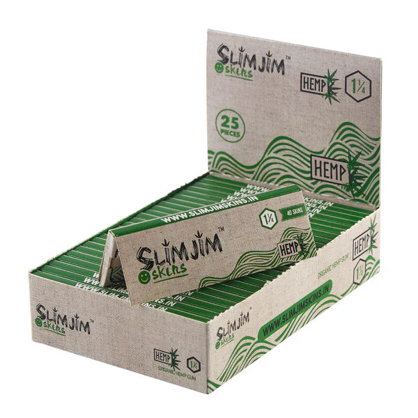 Slimjim 1 1/4th Size Rolling Papers - Box of 25 | Slimjim Europe 