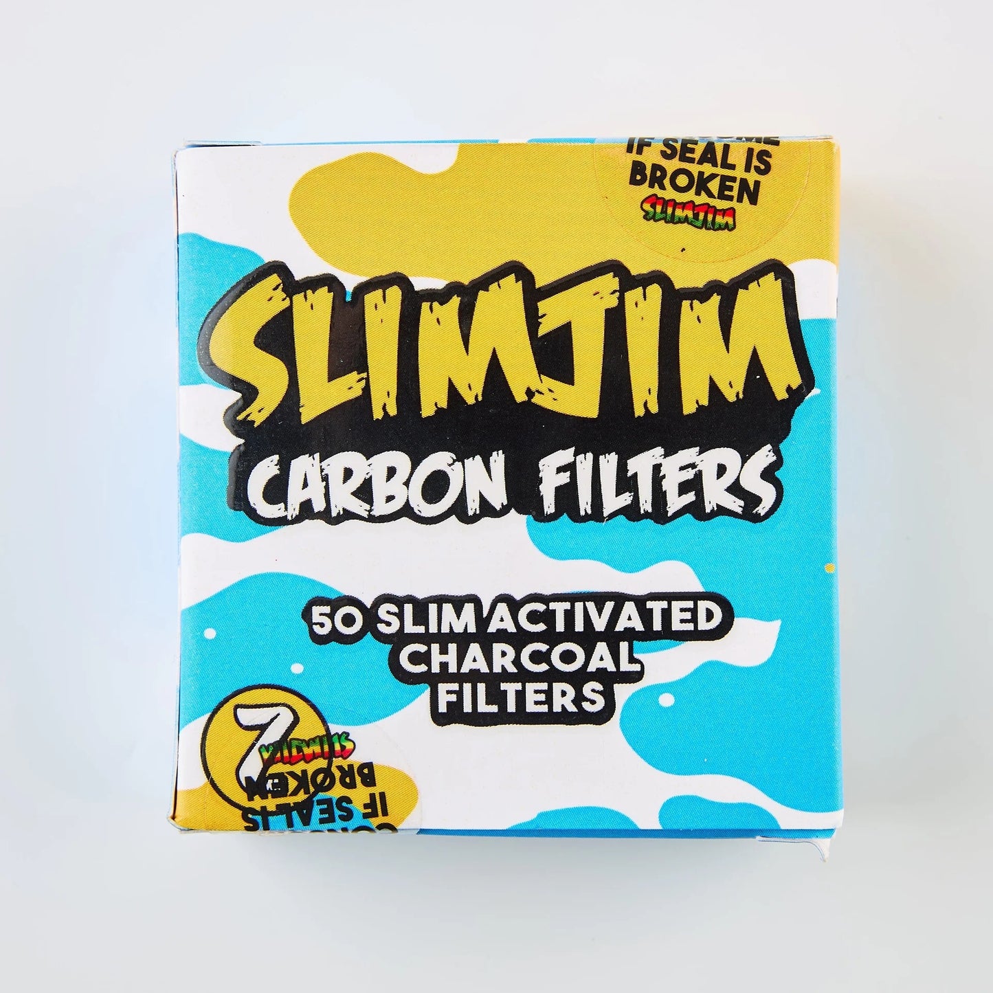 Slimjim - Splash Carbon Filters (7mm) (Pack of 50) - (Box of 10)